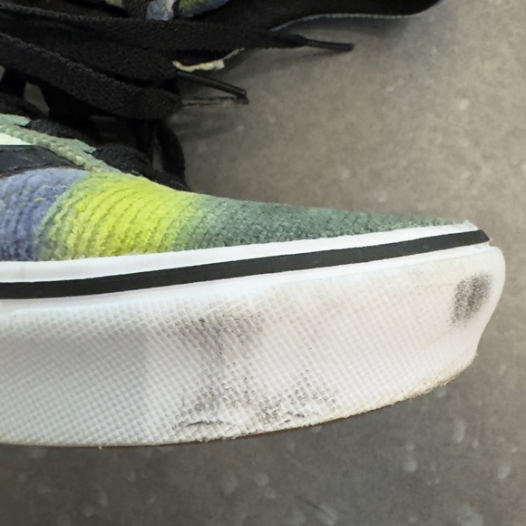 VANS Blotched Comfycush Old Skool Shoes - Picture 11 of 14